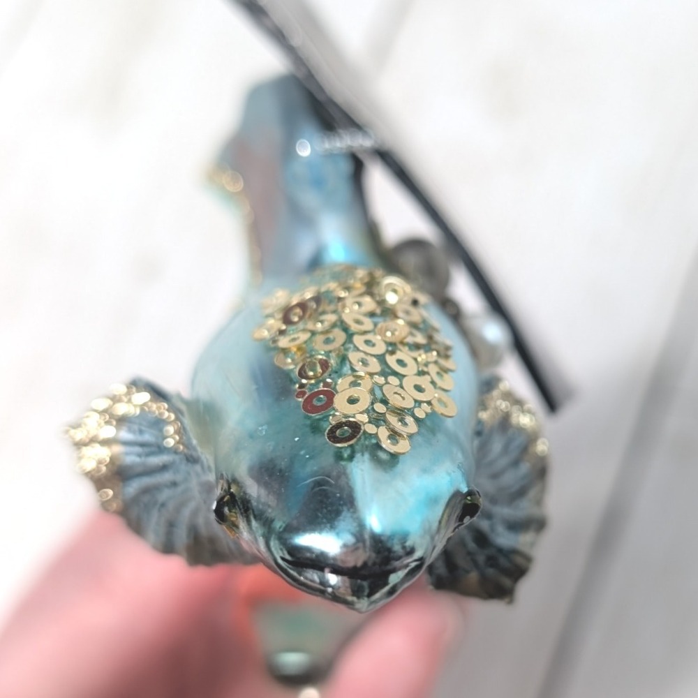 Robert Stanley Betta Fish Glass 5 Inch Ornament Decorative NWT - Picture 5 of 7